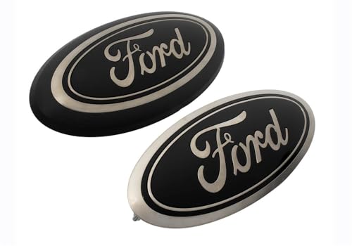 FORD M-1447-F15B 2018-2023 F-150 Front Grille and Rear Tailgate Black Appearance Emb...