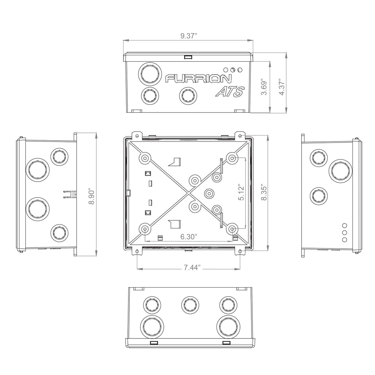 FURRION LLC 2021123710 RV ATS 50A 125/250V / 50A TRANSFER