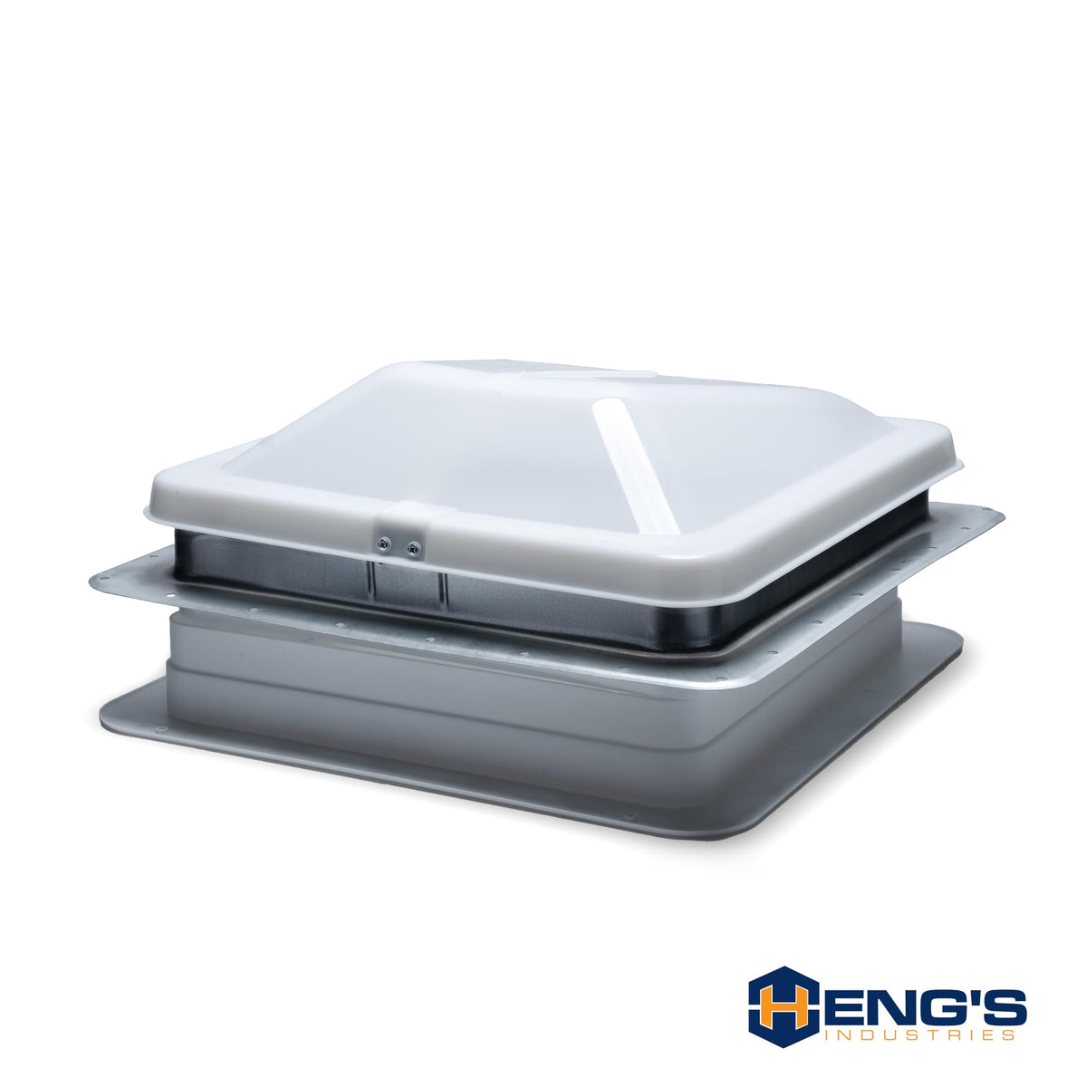HENG'S IND 71111A-C1G1 Heng's Universal Roof Vent Non-Powered with Exchange Lid - 14 White