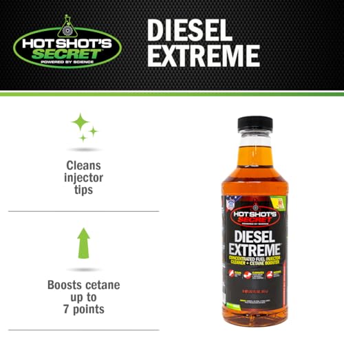 HOT SHOTS P040432z Hot Shot's Secret Diesel Extreme 32 oz – Treats 80 Gallons – Concen...
