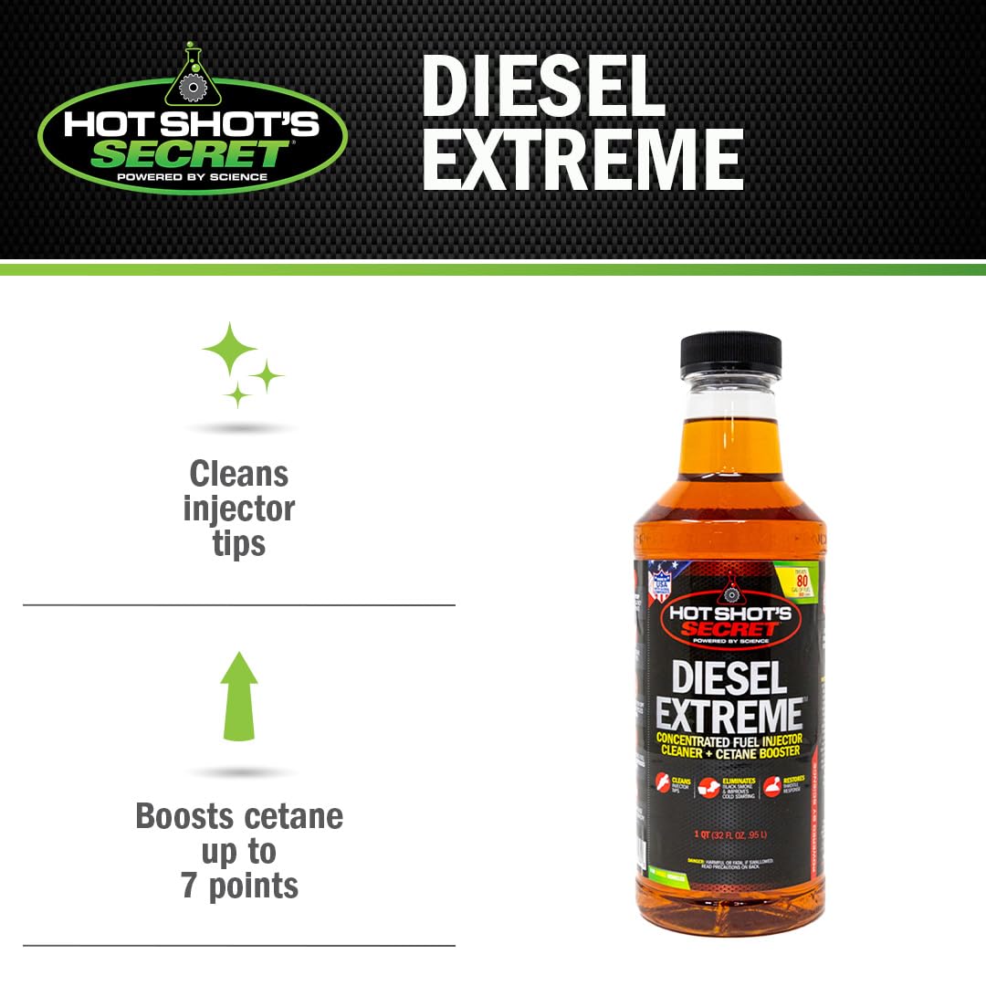 HOT SHOTS P040432z Hot Shot's Secret Diesel Extreme 32 oz – Treats 80 Gallons – Concen...