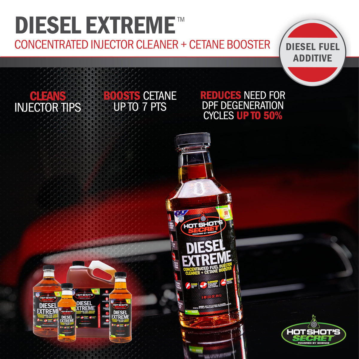 HOT SHOTS P040432Z DIESEL EXTREME 32 OZ ROUN