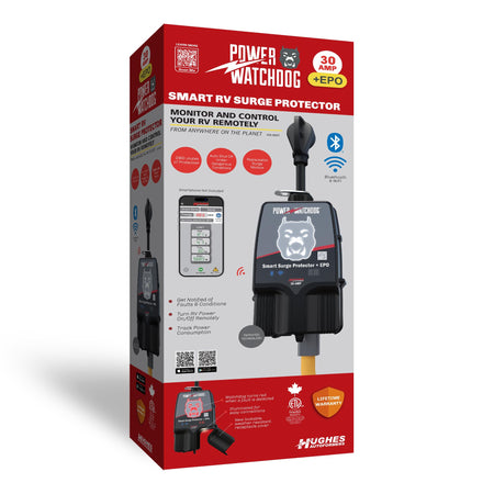 HUGHES AUTO PWD30EPOW 30 AMP SPIKE POWER WATCHDOG EPO