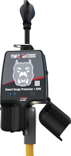 HUGHES AUTO PWD30EPOW Power Watchdog Smart RV Surge Protector, 30A, WiFi & Bluetooth RV & Camper