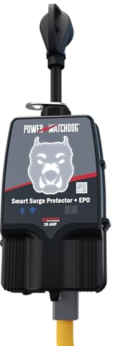 HUGHES AUTO PWD30EPOW Power Watchdog Smart RV Surge Protector, 30A, WiFi & Bluetooth RV & Camper