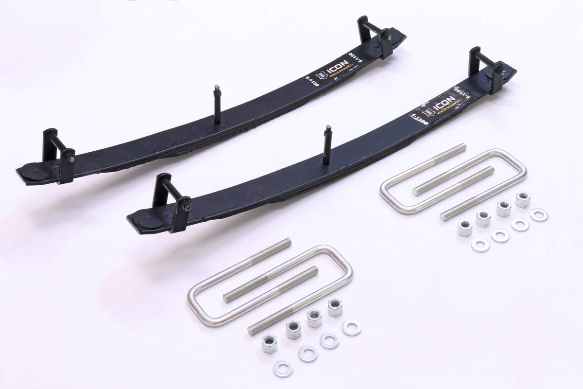 ICON ALLOYS ICON 1.5" Lift Add-A-Leaf Kit, Compatible with 1996-Up TOYO Tacoma/00-06 Tundra, 51100