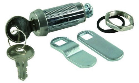 JR PRODUCTS 00185 Compartment Door Key Lock - 1-3/8 RV & Camper