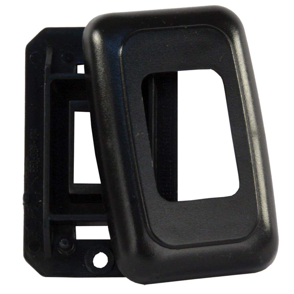 JR PRODUCTS 12305 Black Single Switch Base and Face Plate RV & Camper