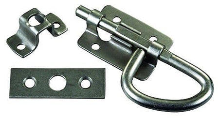 JR PRODUCTS 20655 UNIVERSAL LATCH SILVER