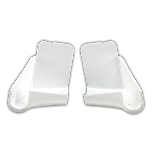 JR PRODUCTS 389PW-A Polar White Rain Gutter Spout RV & Camper