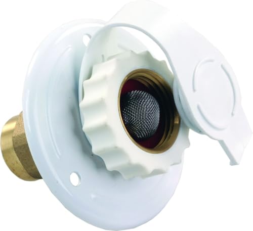 JR PRODUCTS 62155 WATER FLANGE WHITE METAL