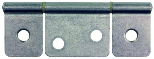 JR PRODUCTS 70635 Non-Mortise Hinge - Satin Nickel 3.5 x 1.5 x 1.2 RV & Camper