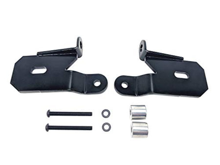 KC KC HiLiTES 7318 A-Pillar Black Light Mount Brackets - Jeep Wrangler JL