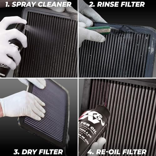 K&N FILTER 995050BK FILTER CARE SERVICE KIT - SQUEEZE B
