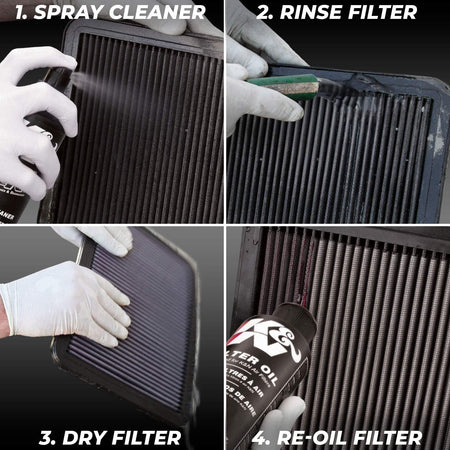 K&N FILTER 995050BK FILTER CARE SERVICE KIT - SQUEEZE B