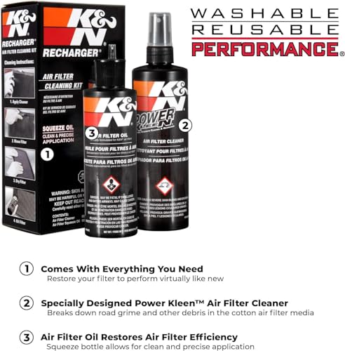 K&N FILTER 995050BK FILTER CARE SERVICE KIT - SQUEEZE B