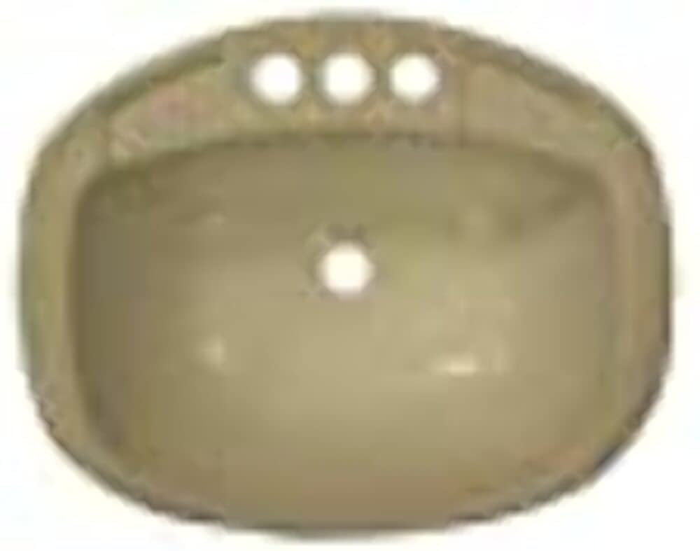 LASALLE BRIS 16270PWA 17X20WHITE POLY OVAL LAV