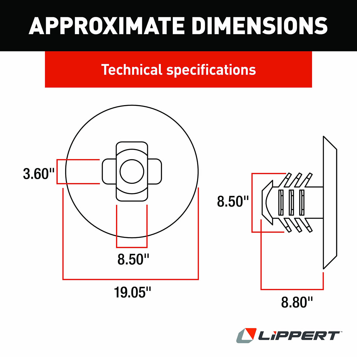 LIPPERT COMP 103480 UNIVERSAL LCI SLIDE-OUT W