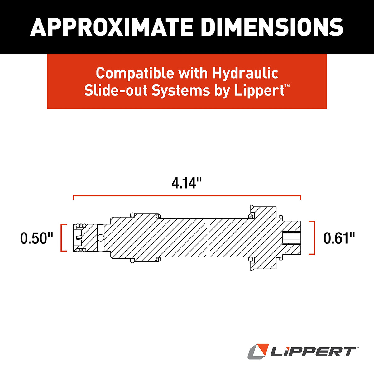 LIPPERT COMP 177094 Lippert HYDAC Replacement Cartridge Valve with Turn and Lock Set Sc...