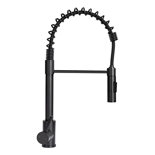 LIPPERT COMP 2021090598 Lippert Flow Max Coiled Pull Down Kitchen Faucet for RVs and Reside...