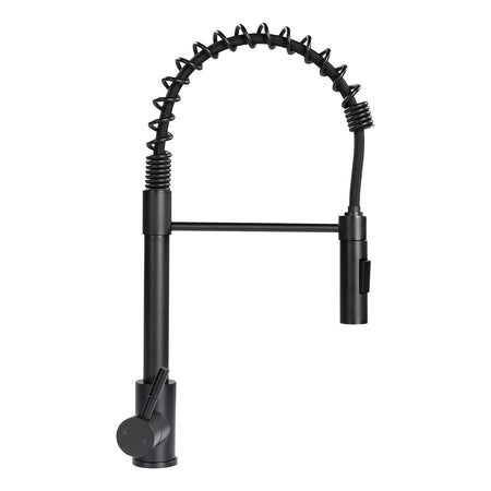 LIPPERT COMP 2021090598 Lippert Flow Max Coiled Pull Down Kitchen Faucet for RVs and Reside...