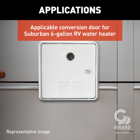 LIPPERT COMP 2GWHD 2022107535 DOOR KIT-SMALL- WHITE RV & Camper