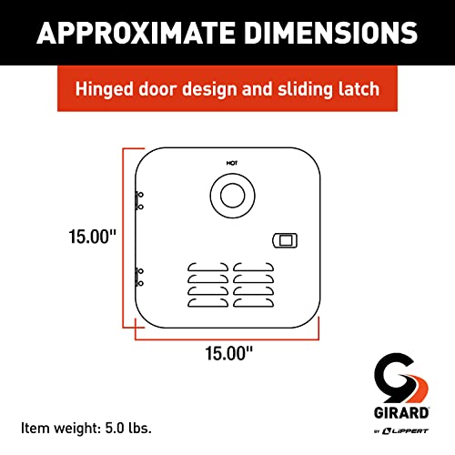 LIPPERT COMP 2022107535 DOOR KIT-SMALL- WHITE 2GWHD