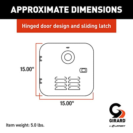 LIPPERT COMP 2022107535 DOOR KIT-SMALL- WHITE 2GWHD
