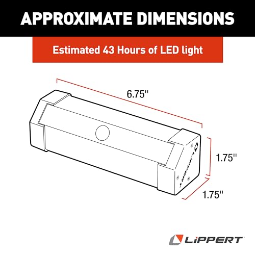 LIPPERT COMP 2022172335 BATTERY OPERATED MAGNETIC LED STEP