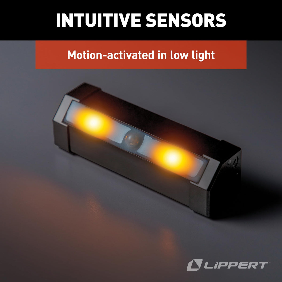LIPPERT COMP 2022172335 Lippert Wireless Motion-Activated LED RV Step Light with IP65 Ratin...
