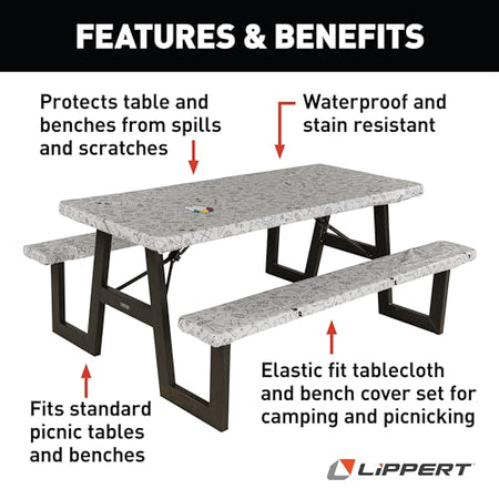 LIPPERT COMP 2023051696 LIPPERT ELASTIC VINYL TABLECLOTH WI