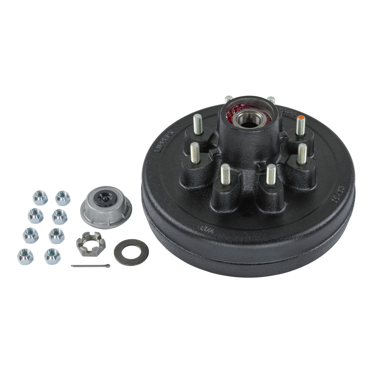 LIPPERT COMP K-122465 lete Pre-Greased Hub Assembly Kit for 7,000-lb. Axle Hubs with Brak...