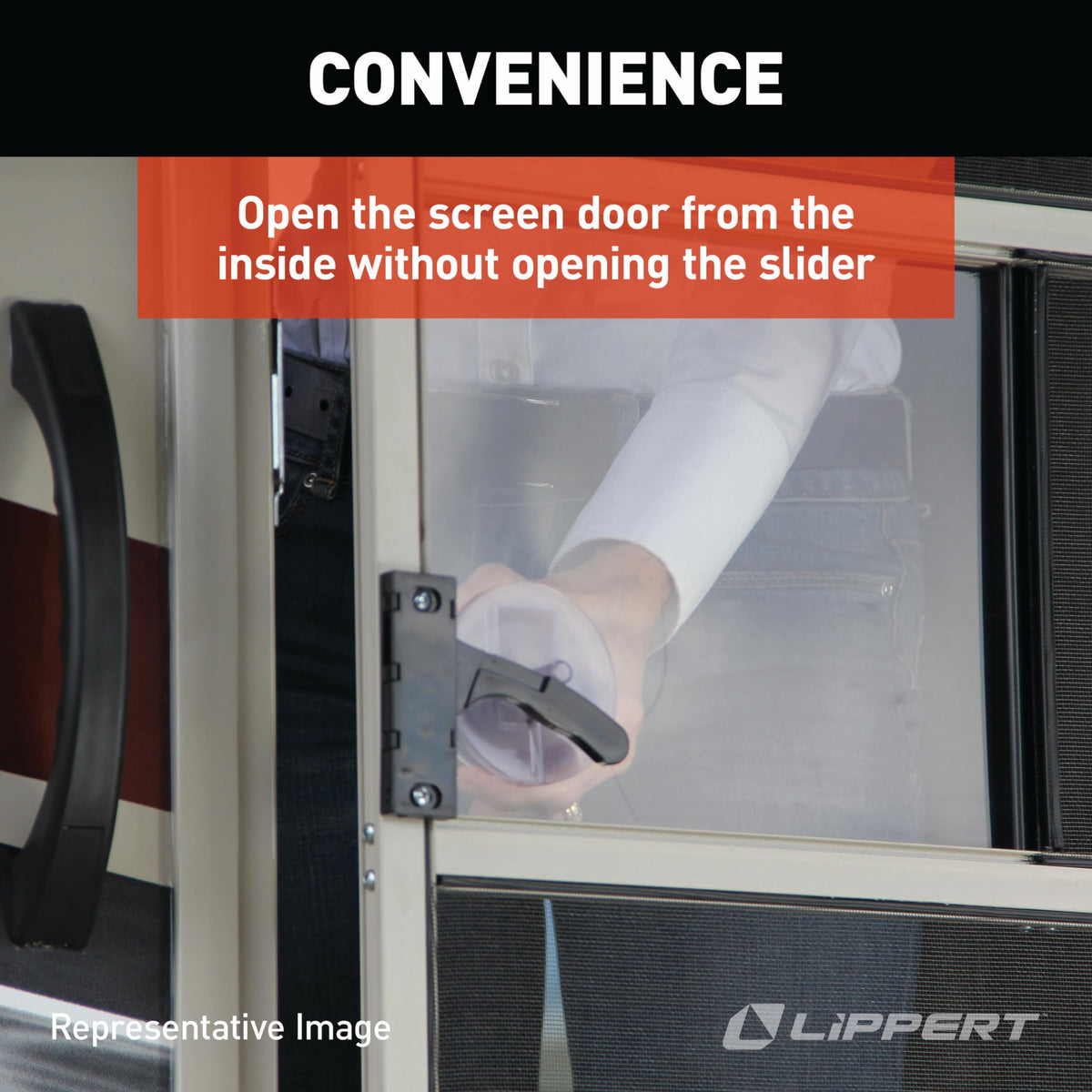 LIPPERT COMP 239061 SCREEN DOOR SLIDER PANEL