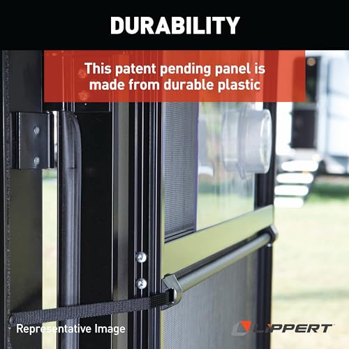 LIPPERT COMP 239061 Lippert Replacement RV Screen Door Slider Panel with Push-Down Knob...