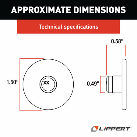 LIPPERT COMP 277882 WEAR TAB