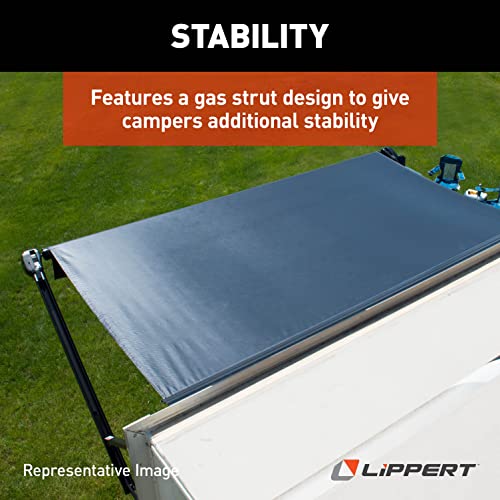 LIPPERT COMP 281154 Solera 69 Standard Flat RV Awning Support Arm, Black RV & Camper