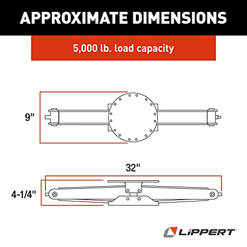 LIPPERT COMP 285344 onents Manual 30 RV Scissor Jack Kit for 5th Wheels, Travel Trailer...