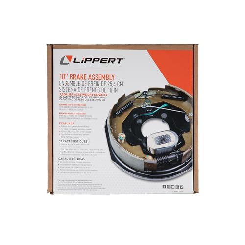 LIPPERT COMP 296649 Lippert Forward Self-Adjusting Replacement Brake Assembly for RVs, ...