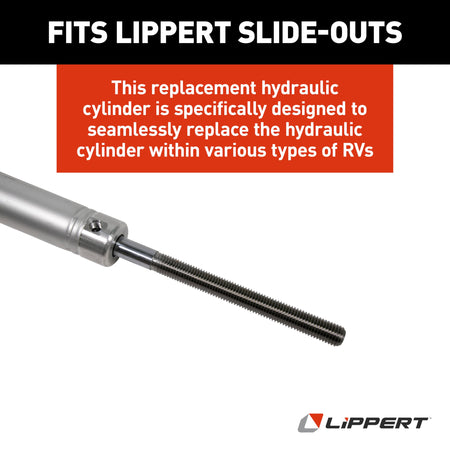 LIPPERT COMP 342328 Lippert 53 Hydraulic Cylinder Replacement with 38 Stroke, 1-1/2 Bor...