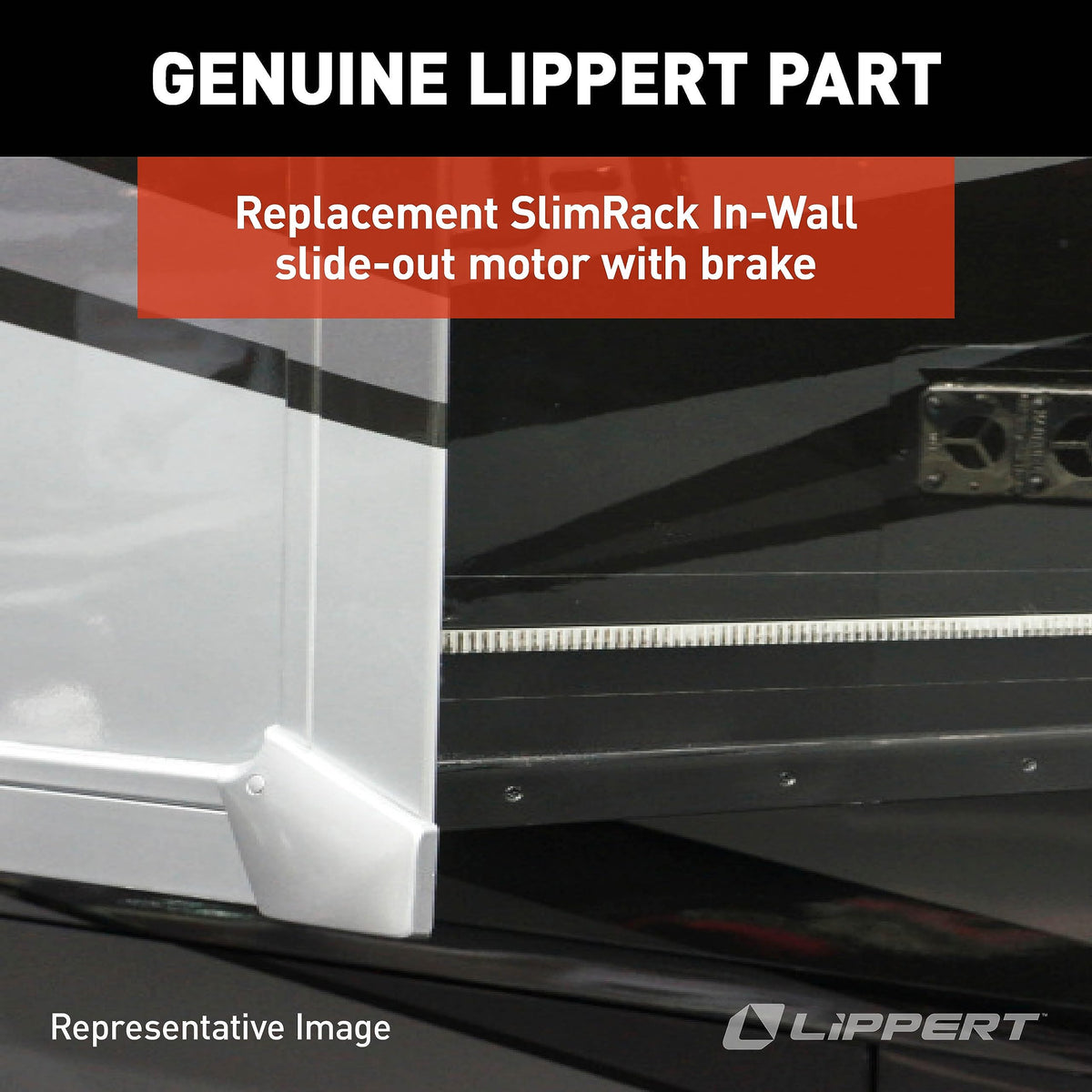 LIPPERT COMP 364262 onents -  in-Wall Slide-Out Motor with Brake - 42mm (Mid Torque)