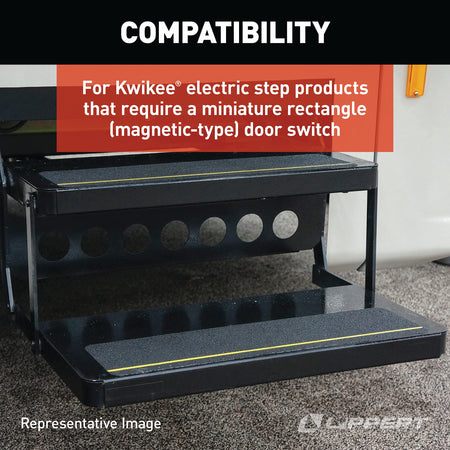 LIPPERT COMP 369299 Kwikee Magnetic Switch for 32 Series Step , Black RV & Camper