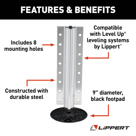 LIPPERT COMP 3728923 JACK 8K CYL BODY 2.00IN BORE 15.00I