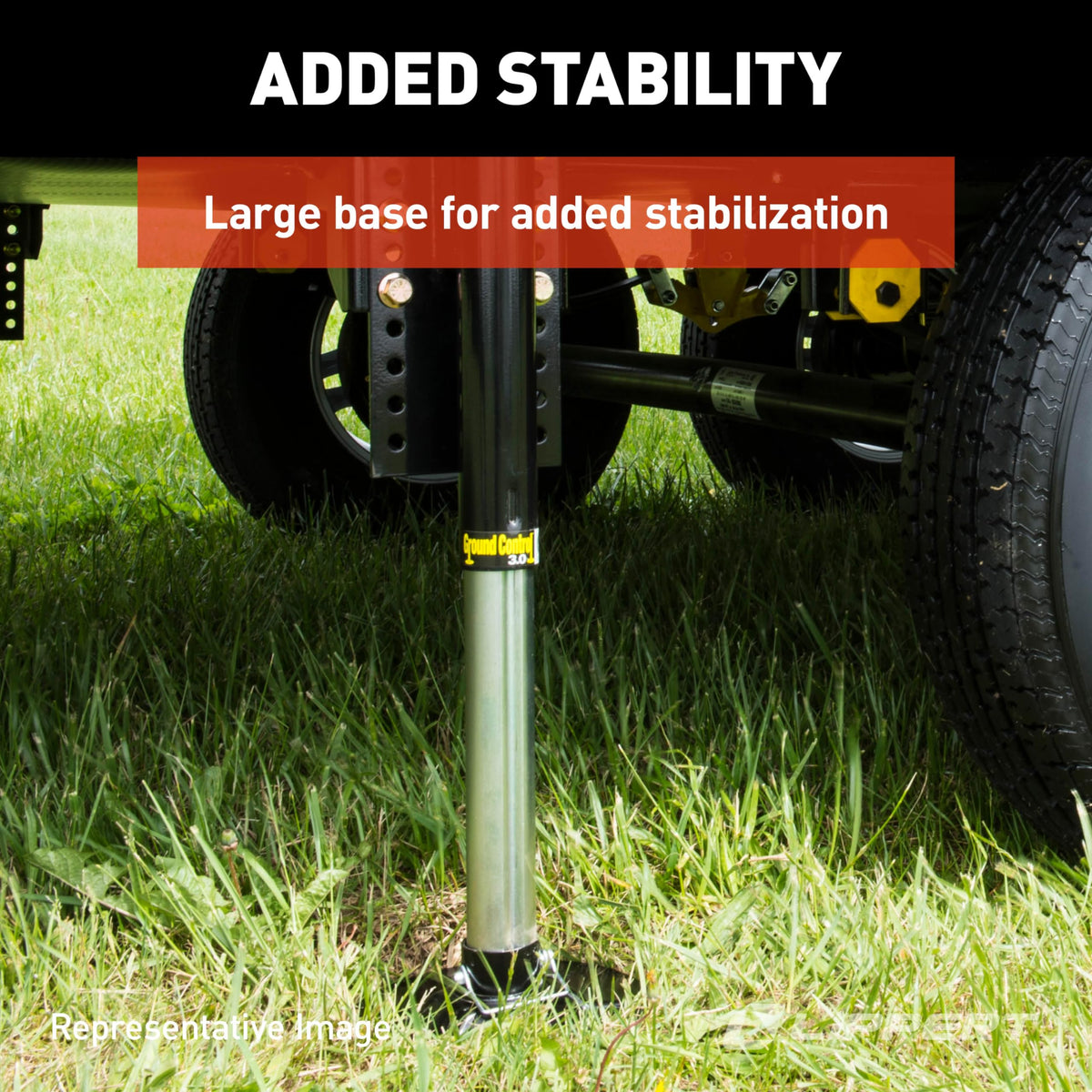 LIPPERT COMP 377962 onents Hall Effect Ground Control 3.0 Replacement Rear Jack Foot Pa...