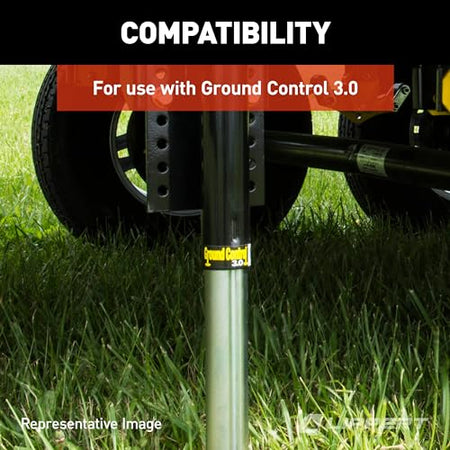 LIPPERT COMP 377962 onents Hall Effect Ground Control 3.0 Replacement Rear Jack Foot Pa...