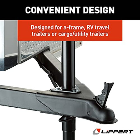 LIPPERT COMP 733926 Lippert Quick Drop Tongue Jack for A-Frame Travel, Cargo, and Utili...