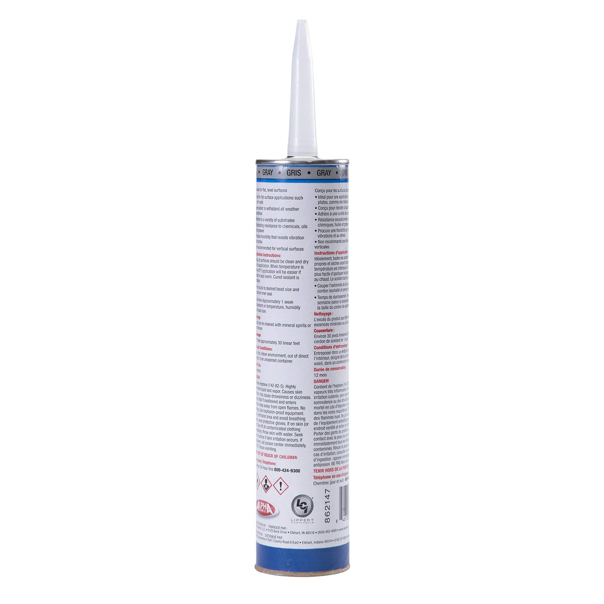LIPPERT COMP 862147 1021 GREY LOW VOC SELF LEVEL SEAL