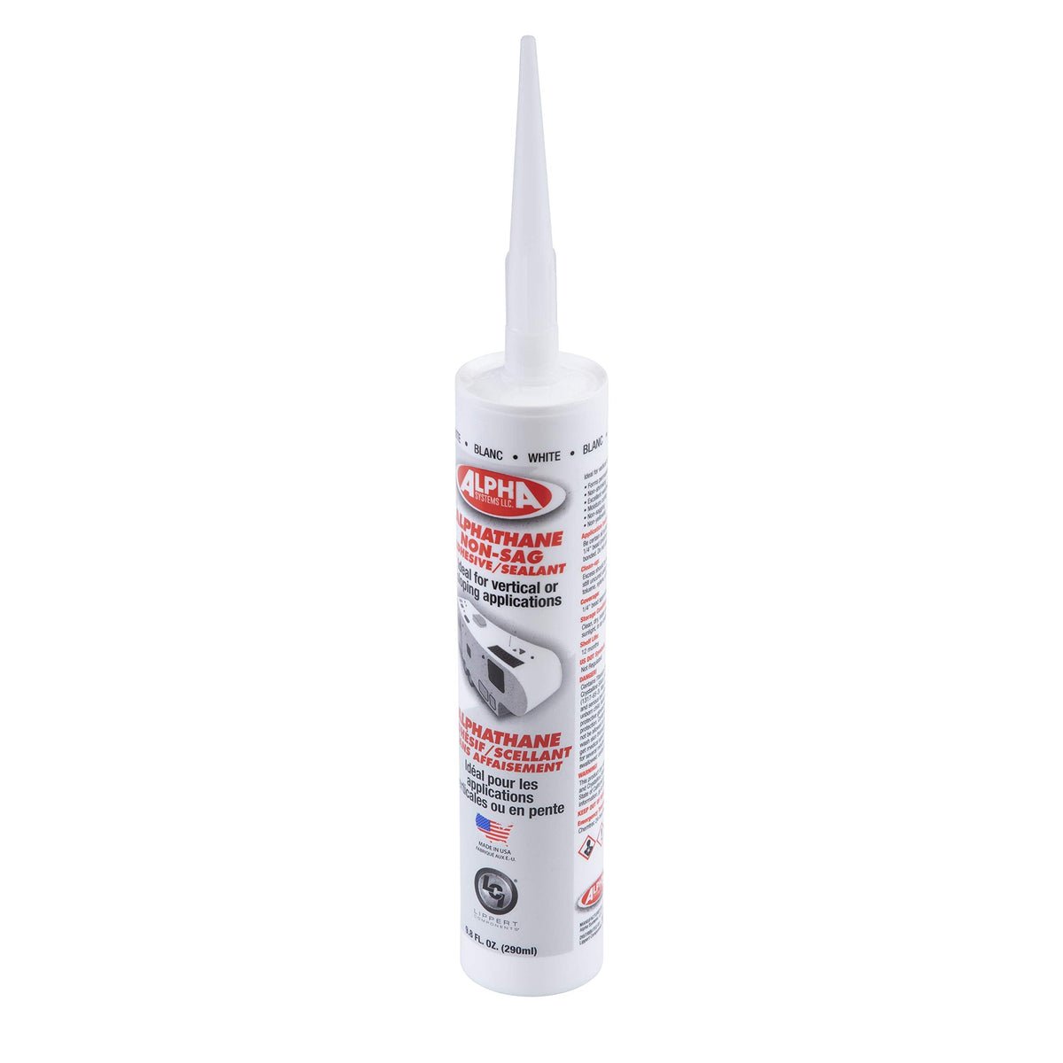 LIPPERT COMP 862162 5160 WHITE ALPHATHANE NON-SAG SM