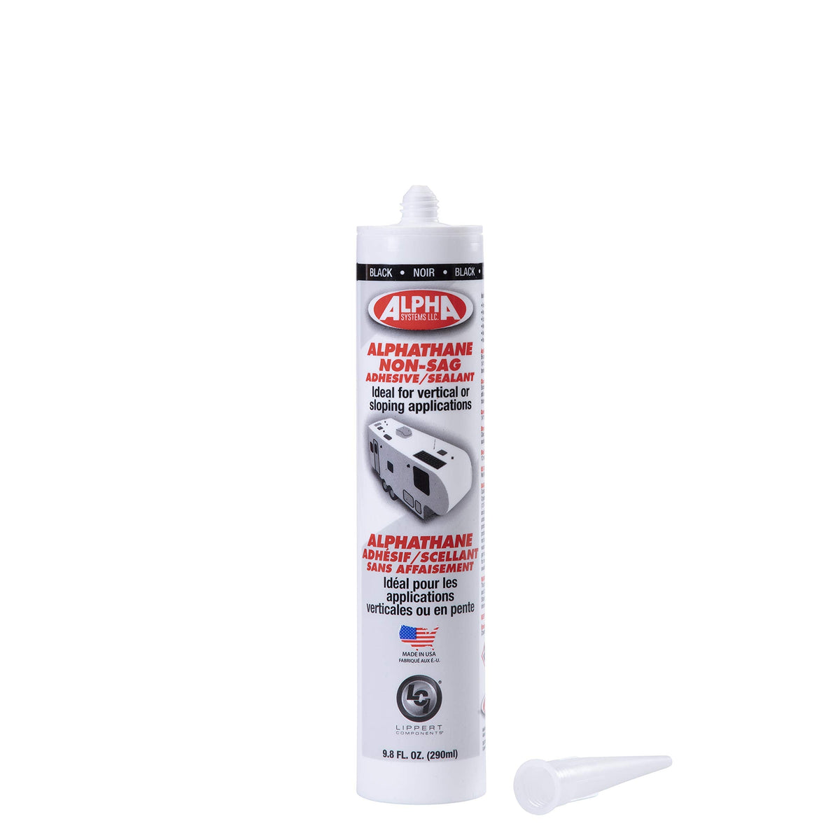 LIPPERT COMP 862163 5160 BLACK ALPHATHANE NON-SAG SM TB