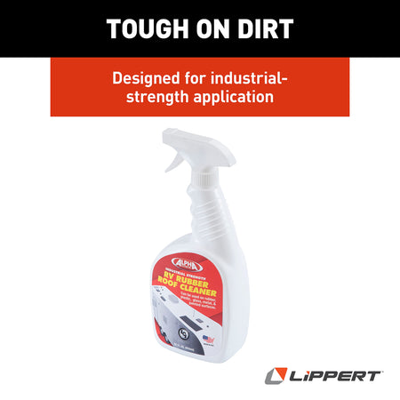 LIPPERT COMP 862414 Rubber Roof Cleaner for 5th Wheel RVs, Travel Trailers and Motorhomes