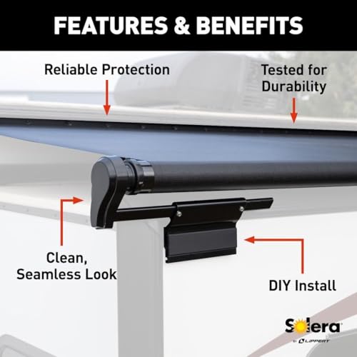 Solera Solera 5000 Series Slide Topper Awning, White - 7'6" (7'1" Fabric)